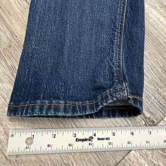 Levis 541 Dark Wash Blue Mens 33x29 Athletic Fit Tapered Denim Jeans Red Tab - Picture 11 of 12